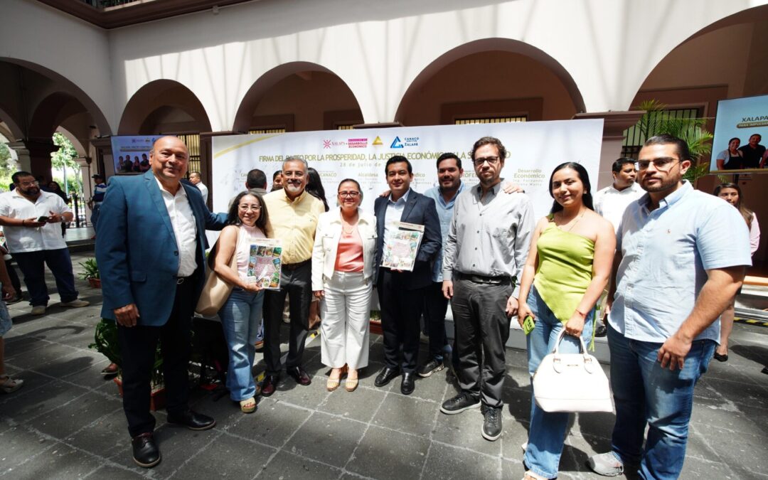 Xalapa, primer municipio en firmar Pacto por la Prosperidad