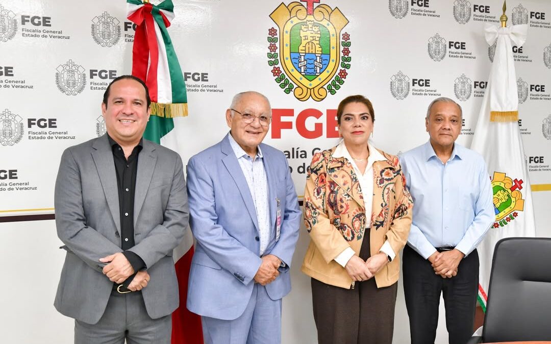 Fiscalía y Arbitraje Médico fortalecen coordinación institucional en Veracruz