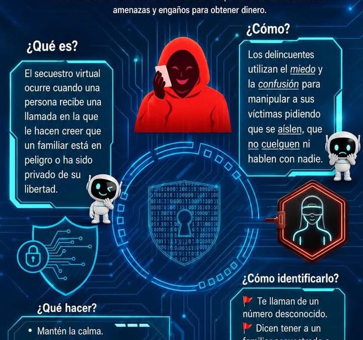 Fiscalía Veracruz alerta sobre llamadas falsas de secuestro virtual