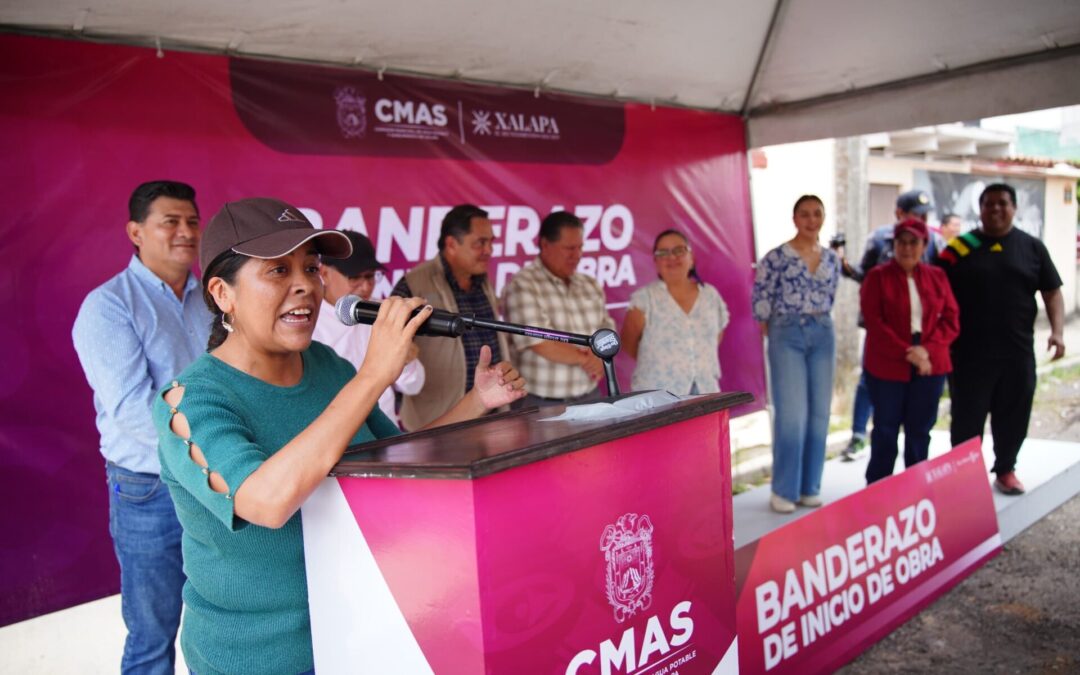 Arrancan obras hidráulicas en dos colonias de Xalapa