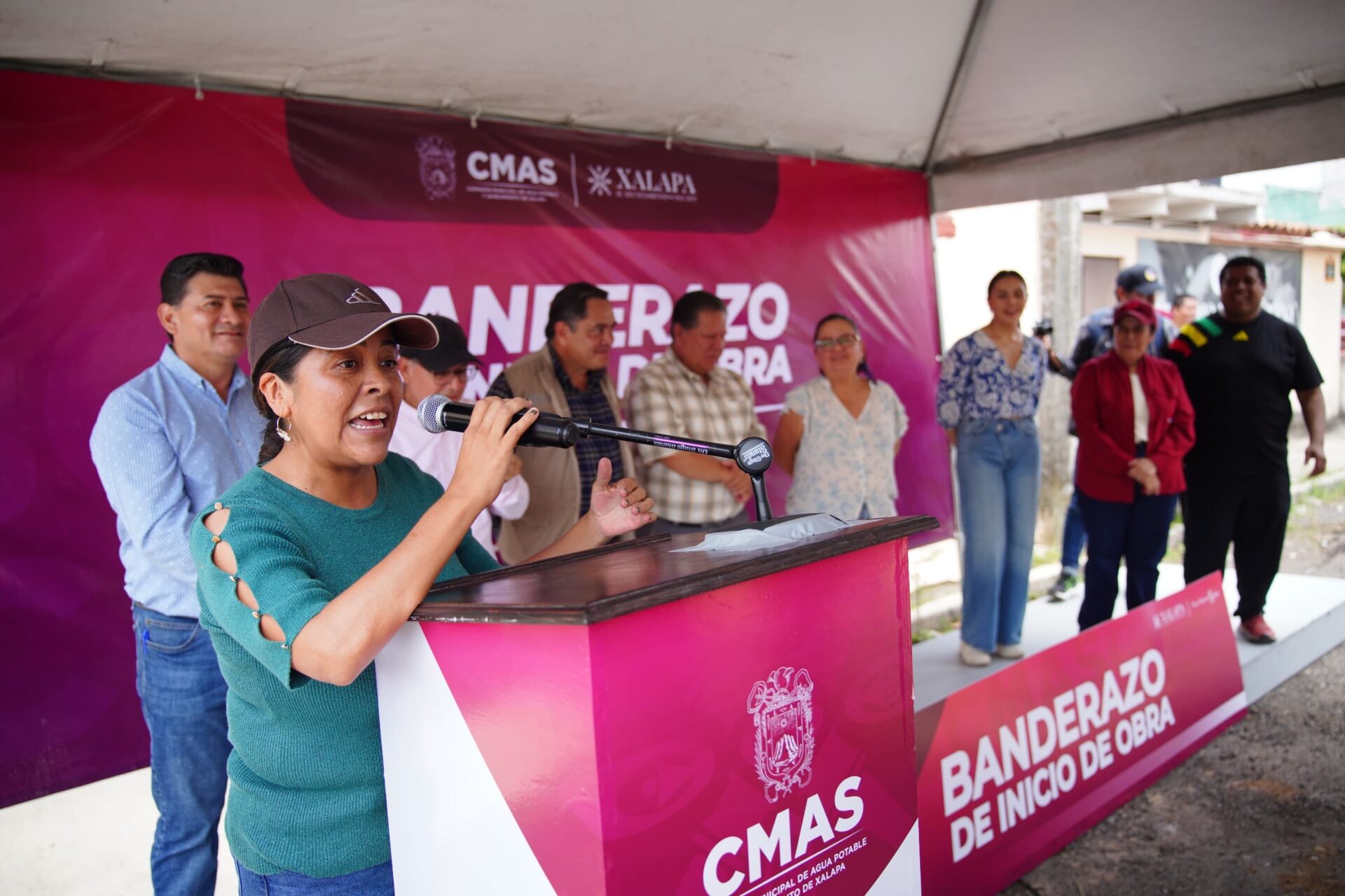 inicio-obras-hidraulicas-indeco-animas-lerdo-tejada Alcaldesa Daniela Griego da banderazo a obras hidráulicas en colonias de Xalapa