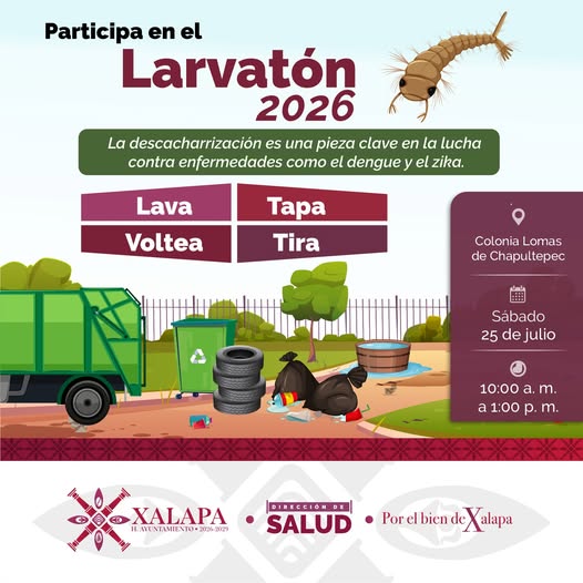 Jornada de descacharrización en Lomas de Chapultepec este sábado