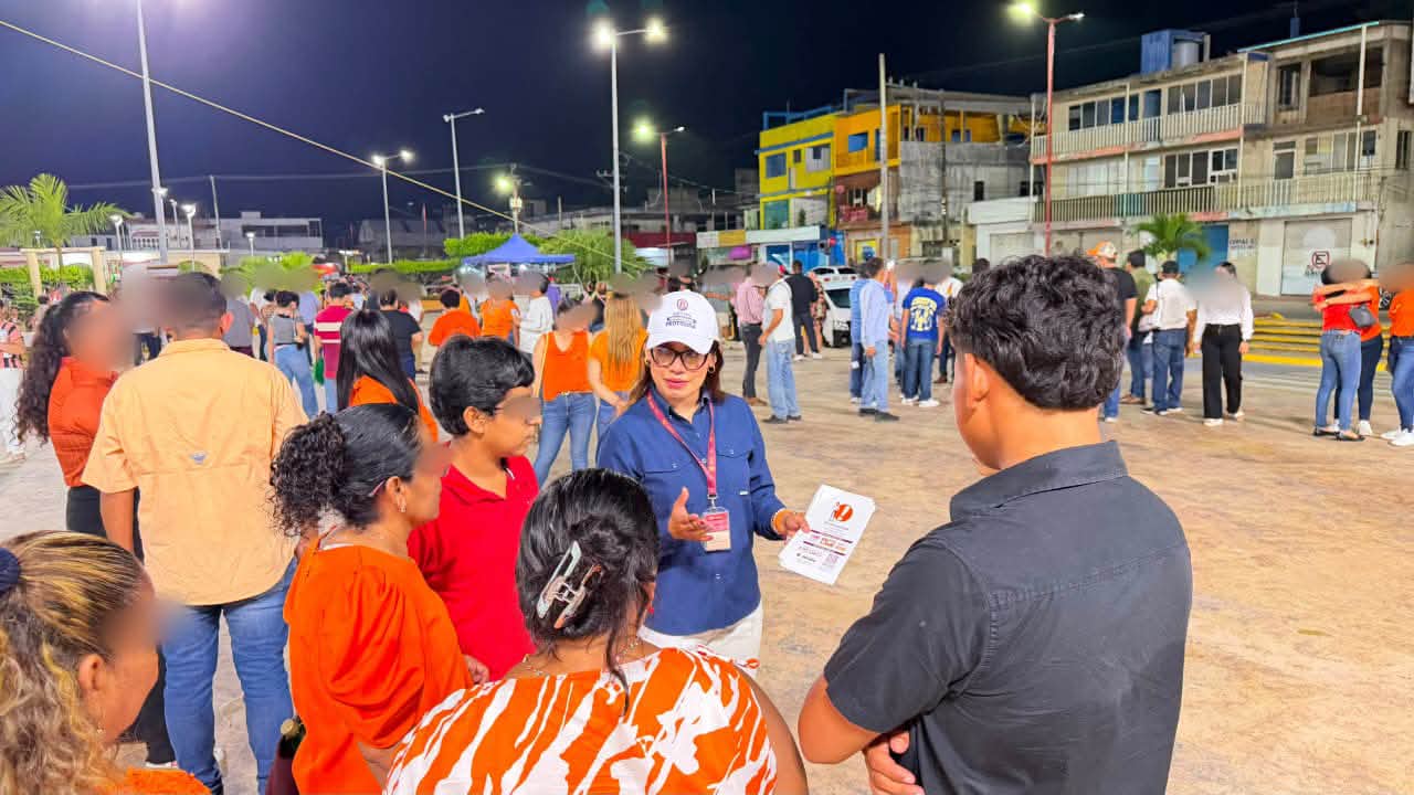 jornada-naranja-modulo-informativo-ssp-agua-dulce Módulo informativo de la Jornada Naranja en Agua Dulce organizado por la SSP Veracruz
