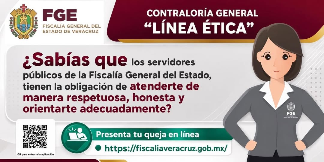 Fiscalía de Veracruz invita a quejar por mala atención