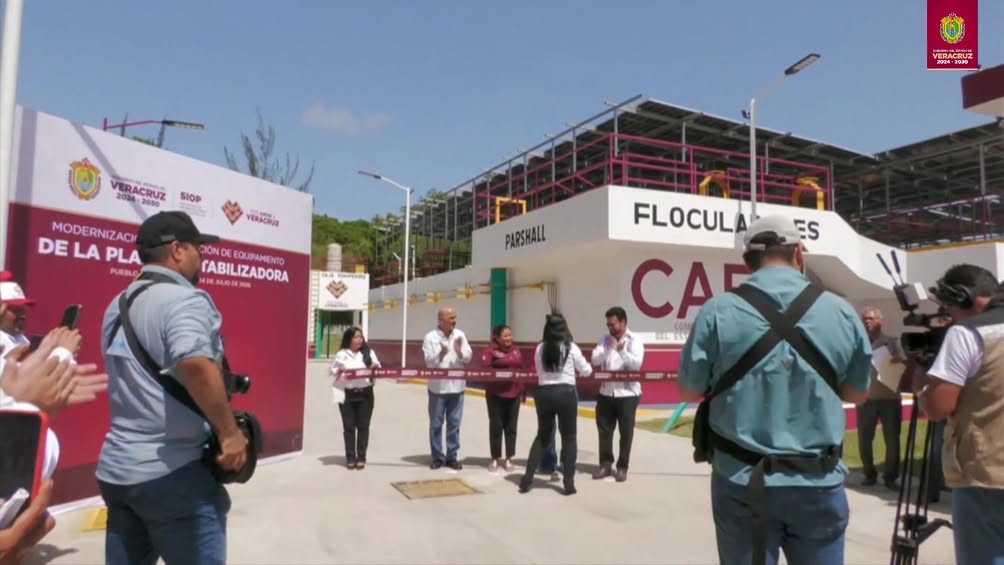 Modernizan planta potabilizadora en Pueblo Viejo