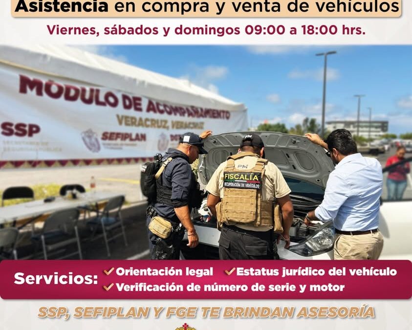 Módulos itinerantes orientan compra o venta de vehículos