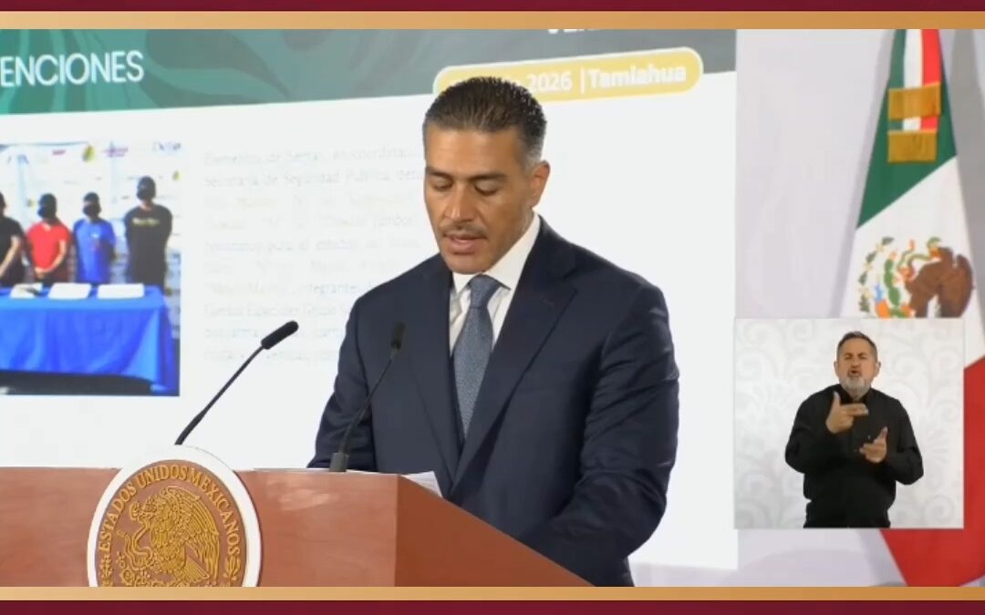 Omar García Harfuch reconoce coordinación con Rocío Nahle en seguridad en Veracruz