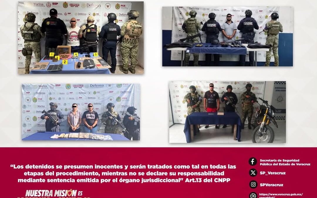 Rescatan a siete víctimas de secuestro en operativo estatal