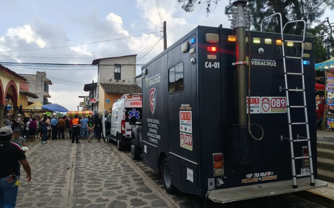 Despliegan videovigilancia V16 en fiesta patronal de Xico