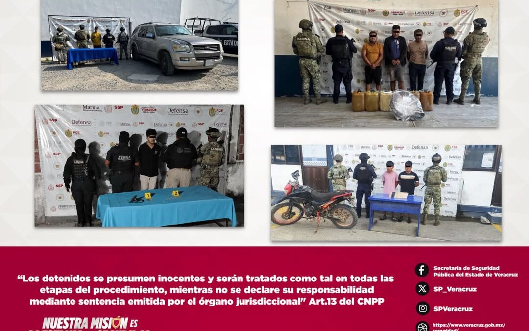 Detienen a 51 y aseguran 50 kilos de droga en Veracruz