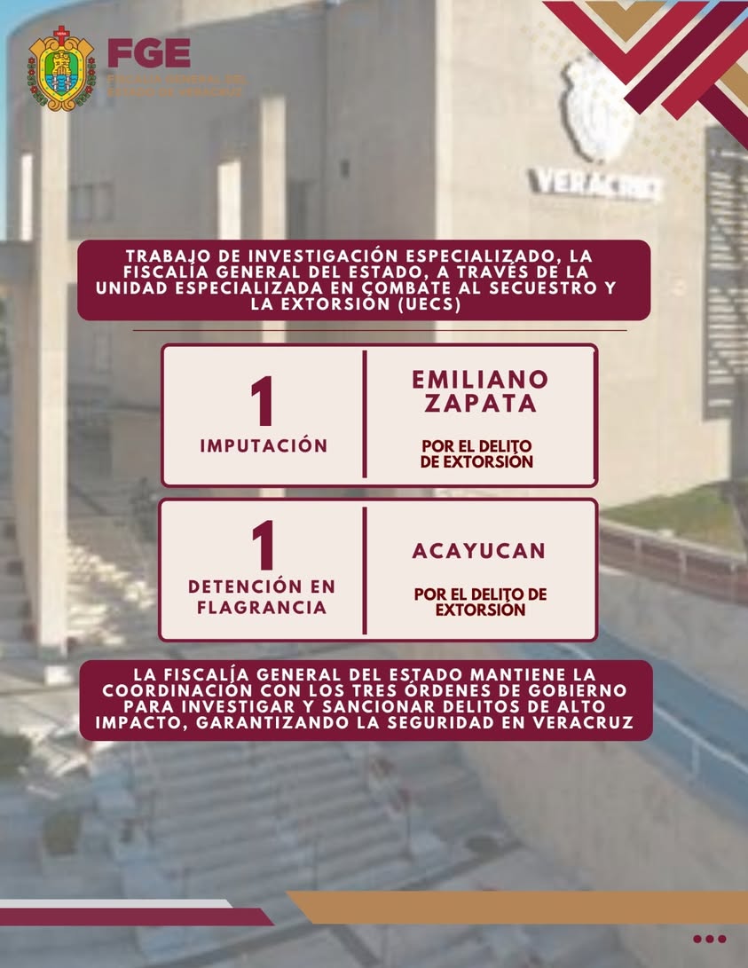 operativo-uecs-emiliano-zapata-acayucan-extorsion Detención por extorsión en Emiliano Zapata y Acayucan, Veracruz