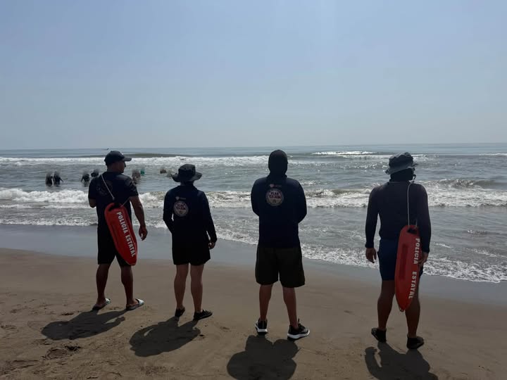 SSP mantiene presencia en playas de Veracruz por vacaciones