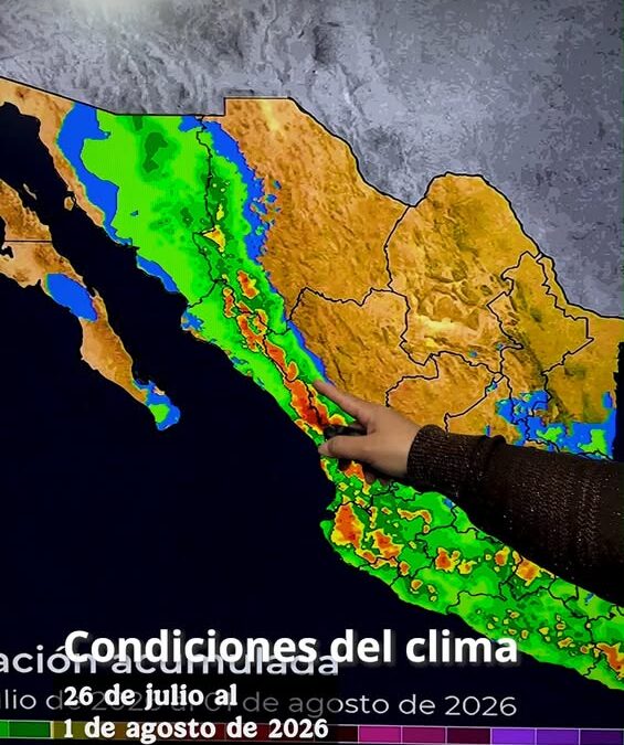 SMN publica video con pronóstico del clima para hoy y próxima semana