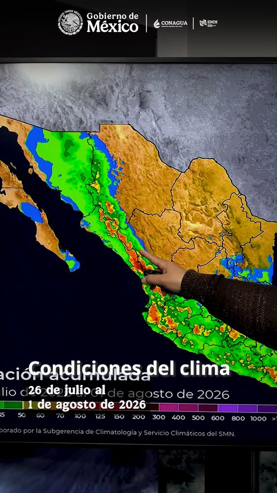pronostico-clima-smn-video-facebook Video del Servicio Meteorológico Nacional con el pronóstico del clima para hoy y la próxima semana