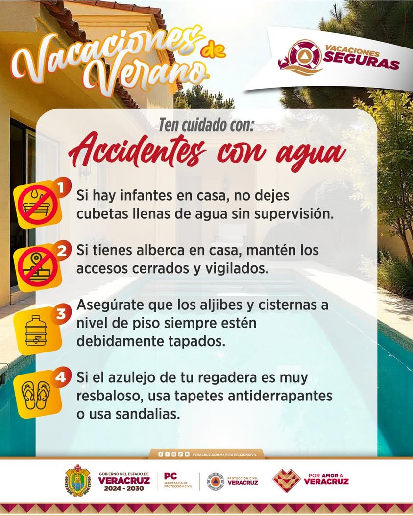 proteccion-civil-accidentes-casa-vacaciones Recomendaciones de Protección Civil para evitar accidentes en el hogar