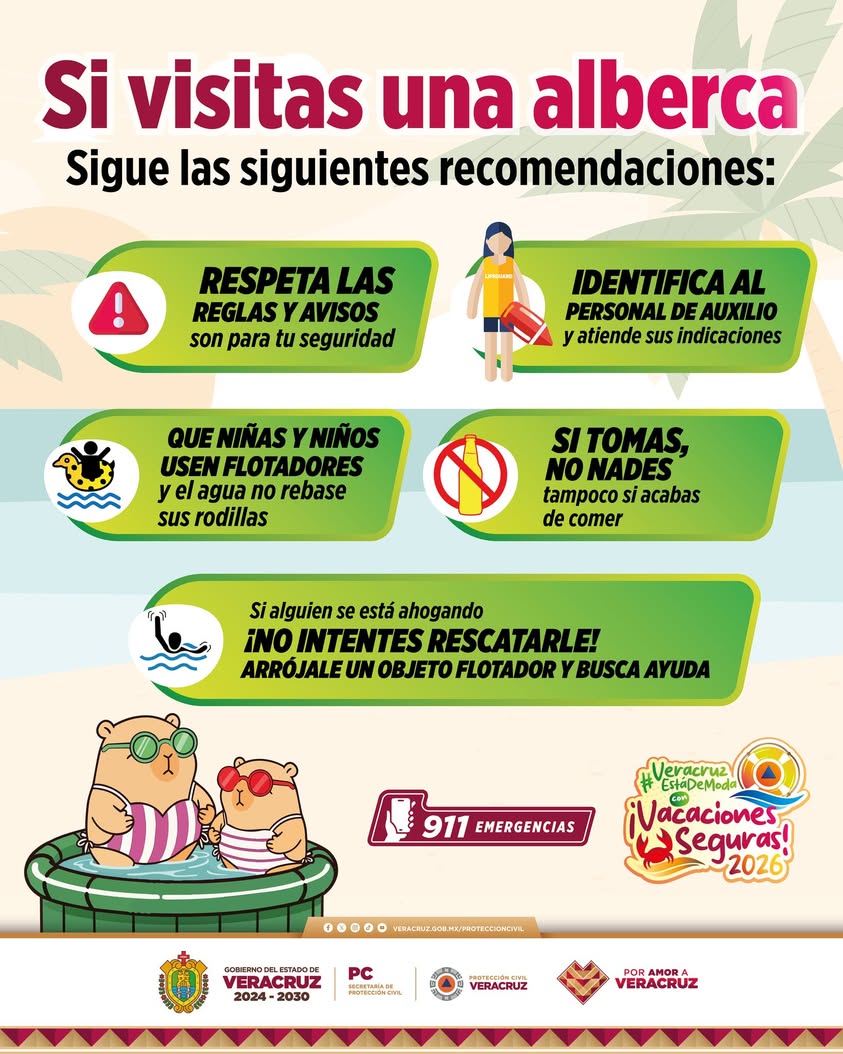 recomendaciones-proteccion-civil-albercas Recomendaciones de Protección Civil para albercas seguras durante vacaciones