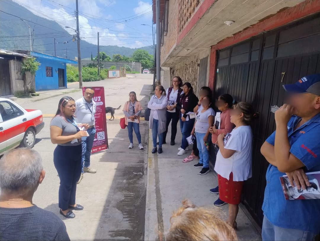 red-vecinal-rio-blanco Integrantes de la Red Vecinal durante actividad preventiva en colonia Reforma de Río Blanco