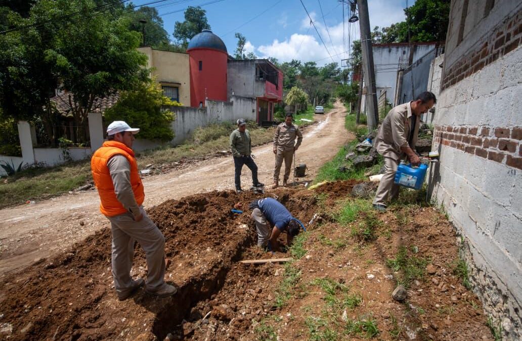 Reparaciones en red de agua y suspensión de servicio en Xalapa