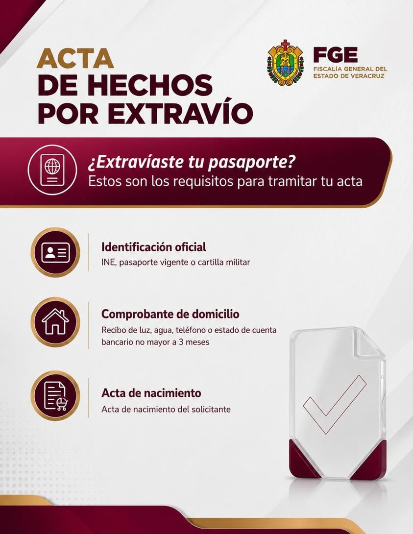 requisitos-acta-hechos-pasaporte-veracruz Requisitos para obtener el Acta de Hechos por extravío de pasaporte en Veracruz
