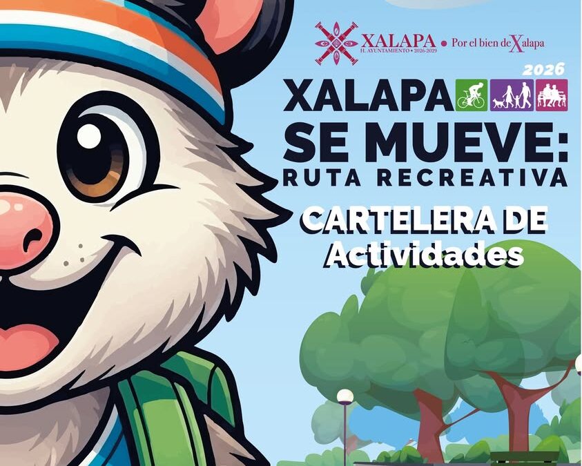 Nuevas actividades en la Ruta Recreativa XalapaSeMueve este 26 de julio