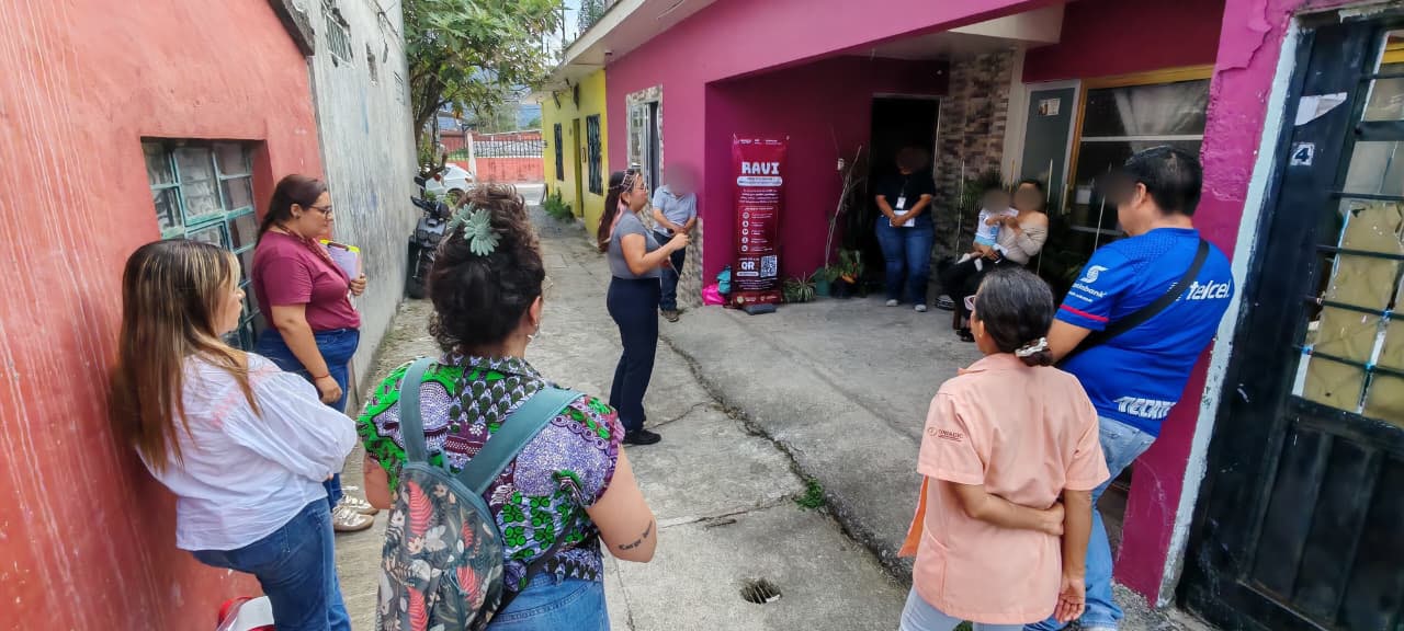 Seguimiento a la Red de Atención Vecinal en colonia El Espinal, Orizaba
