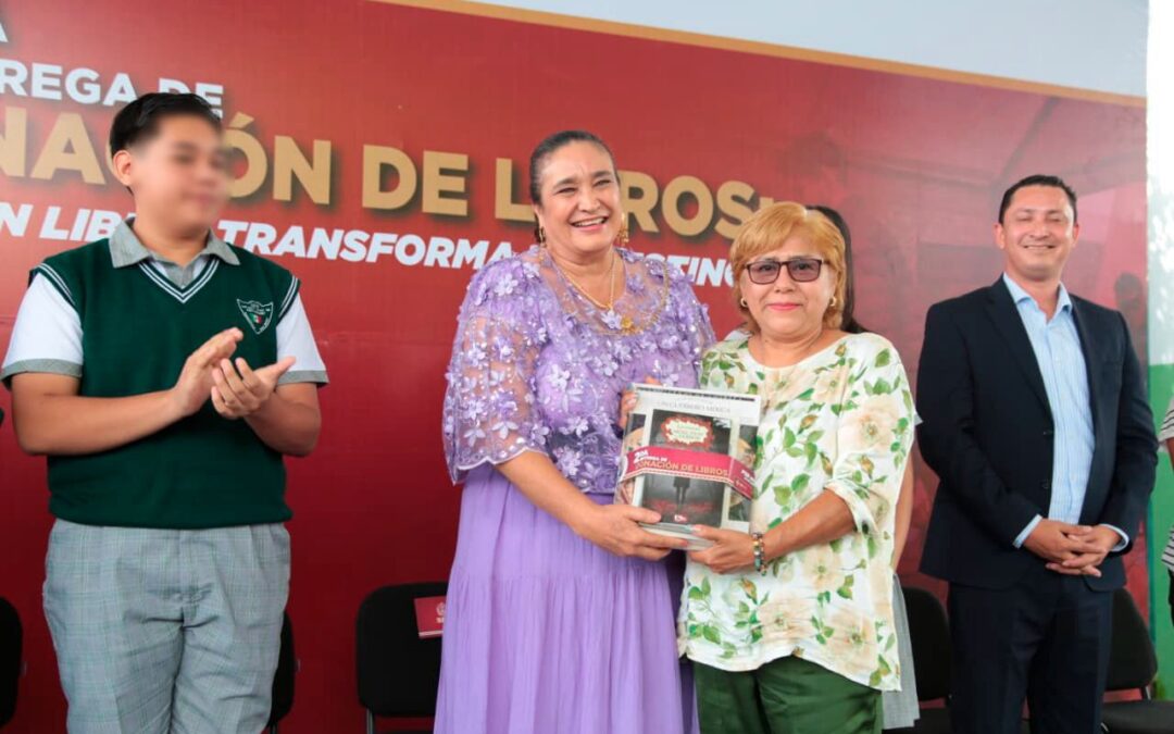 SEV distribuye 10 mil 621 libros en 31 escuelas de Veracruz