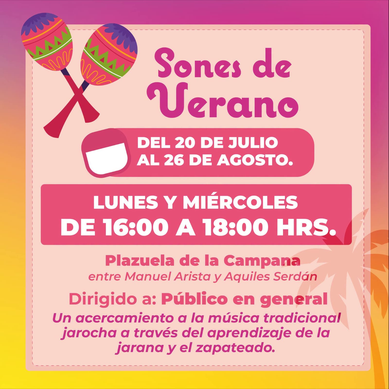 Verano cultural y recreativo en Heroica Veracruz