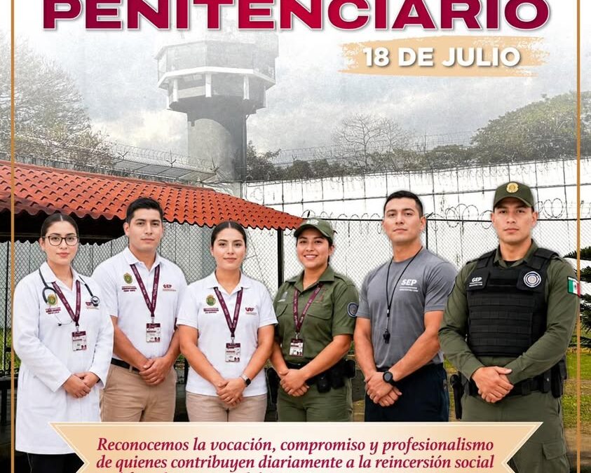 SSP Veracruz reconoce al personal penitenciario en su día