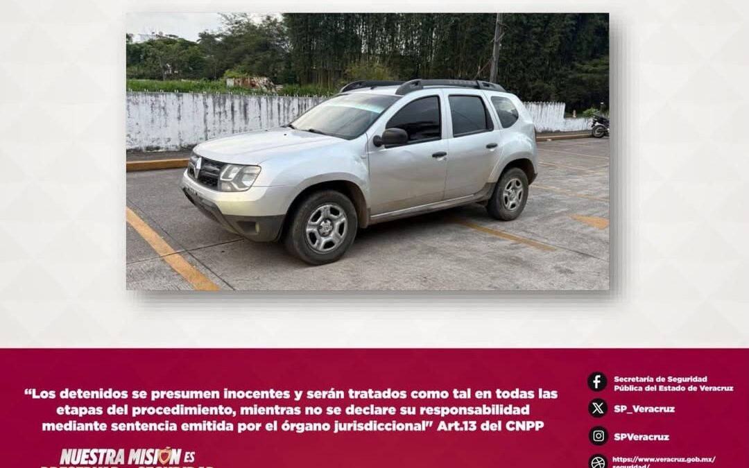 SSP Veracruz recupera 15 vehículos robados en una semana