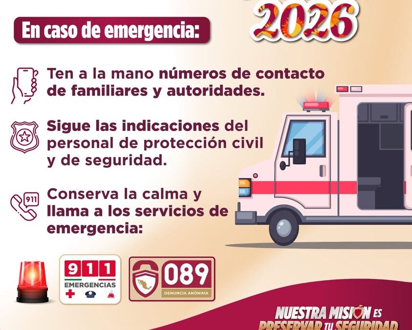 SSP Veracruz llama a vacaciones seguras y usar 911