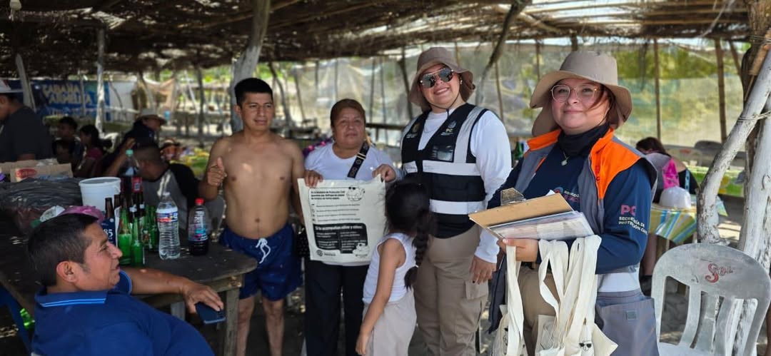 Operativo Vacaciones Seguras 2026 en sitios turísticos de Veracruz