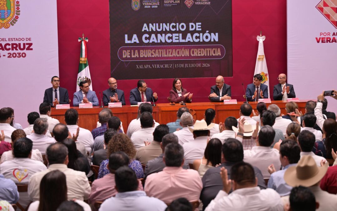 Veracruz extingue deuda bursátil de 199 municipios