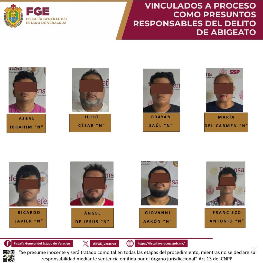 Ocho personas vinculadas a proceso por abigeato en La Antigua
