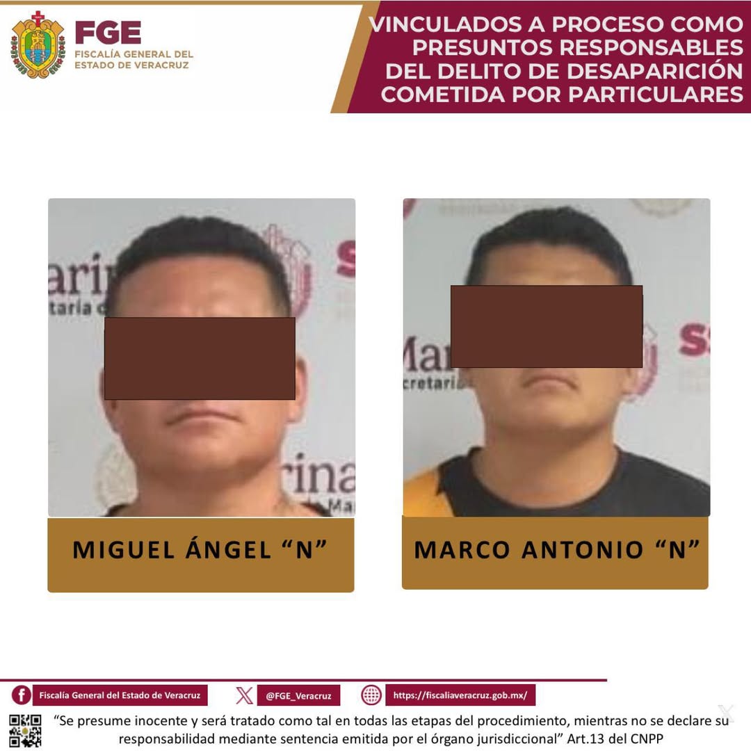 vinculacion-proceso-desaparicion-coatzacoalcos Imagen ilustrativa de la Fiscalía General del Estado de Veracruz