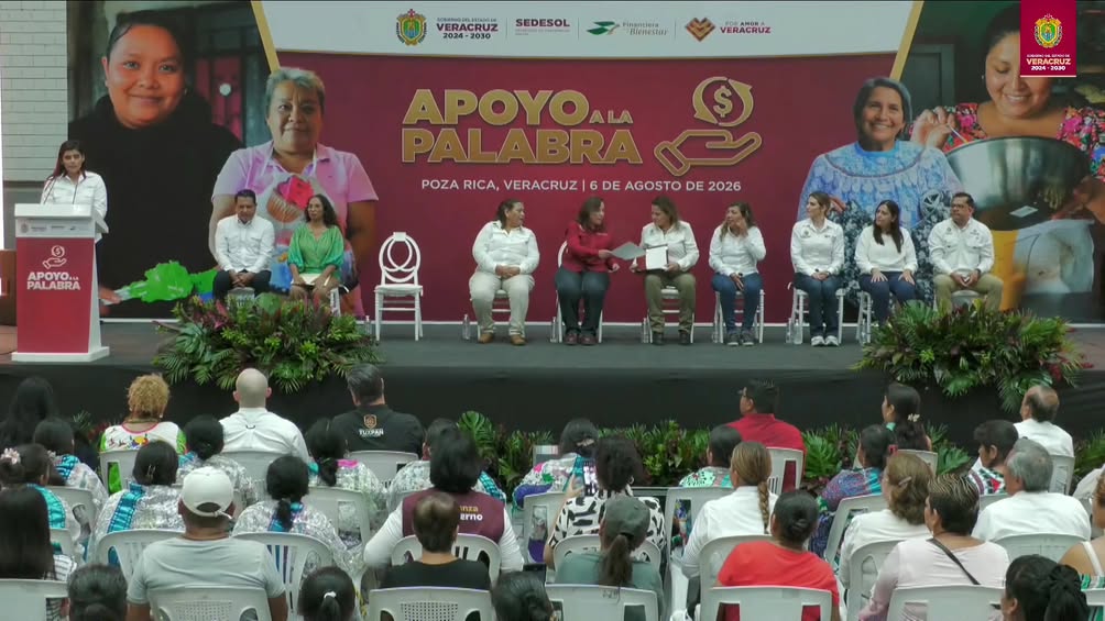 Protección Civil acerca Apoyo a la Palabra a emprendedores de Poza Rica