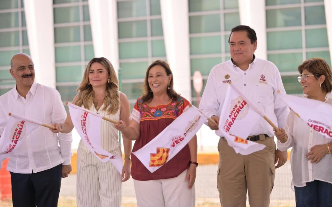 Rocío Nahle inicia ampliación del World Trade Center Veracruz