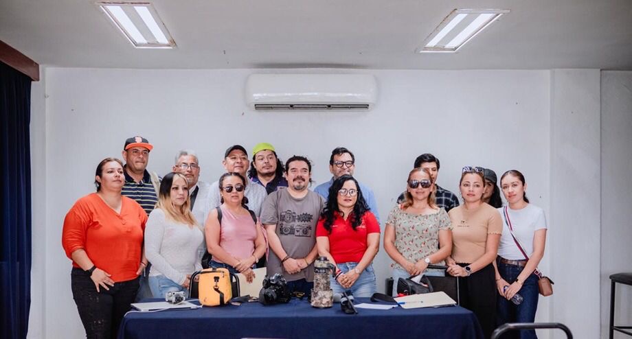 Capacitación en fotoperiodismo de la CEAPP en Veracruz