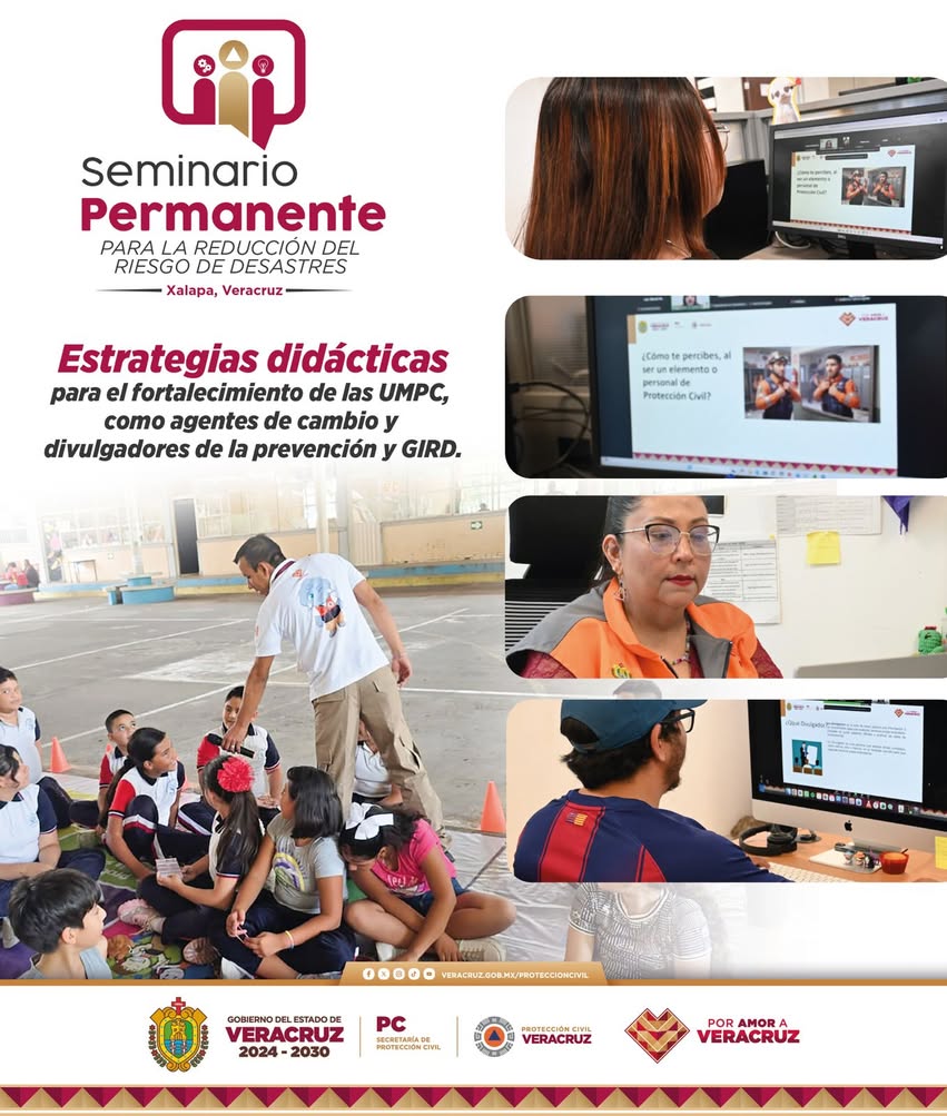 Sesión del Seminario Permanente para la Reducción del Riesgo de Desastres sobre estrategias didácticas para las UMPC