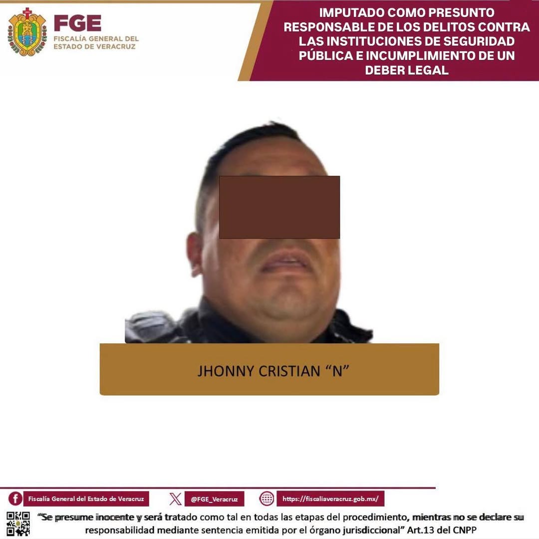 Comandante de la Policía Municipal de Pánuco imputado por delitos
