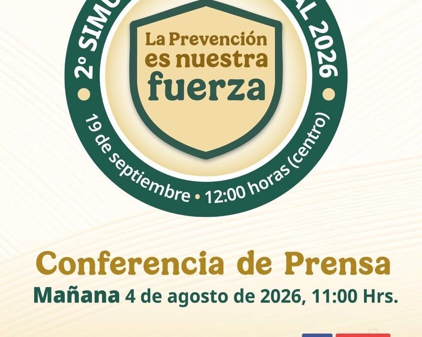 Anuncian detalles del Segundo Simulacro Nacional 2026
