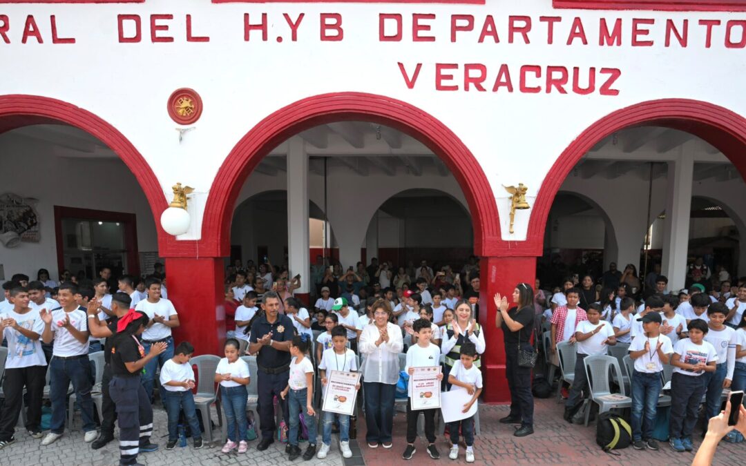 Escuelita de Bomberos 2026: Ayuntamiento de Veracruz impulsa prevención