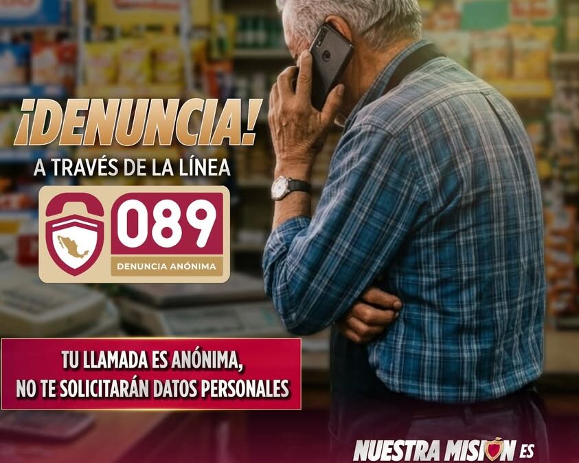 Denunciar al 089 es anónimo y efectivo: SSP Veracruz