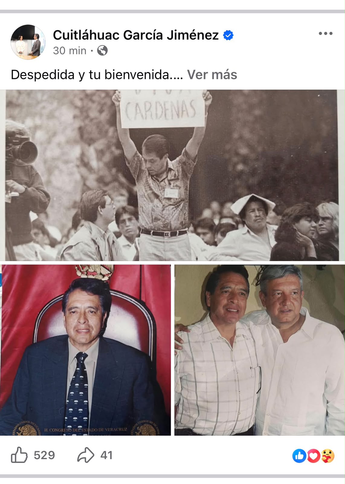 despedida-atanasio-garcia-duran-cuitlahuac-garcia Mensaje del exgobernador Cuitláhuac García Jiménez por Atanasio García Durán