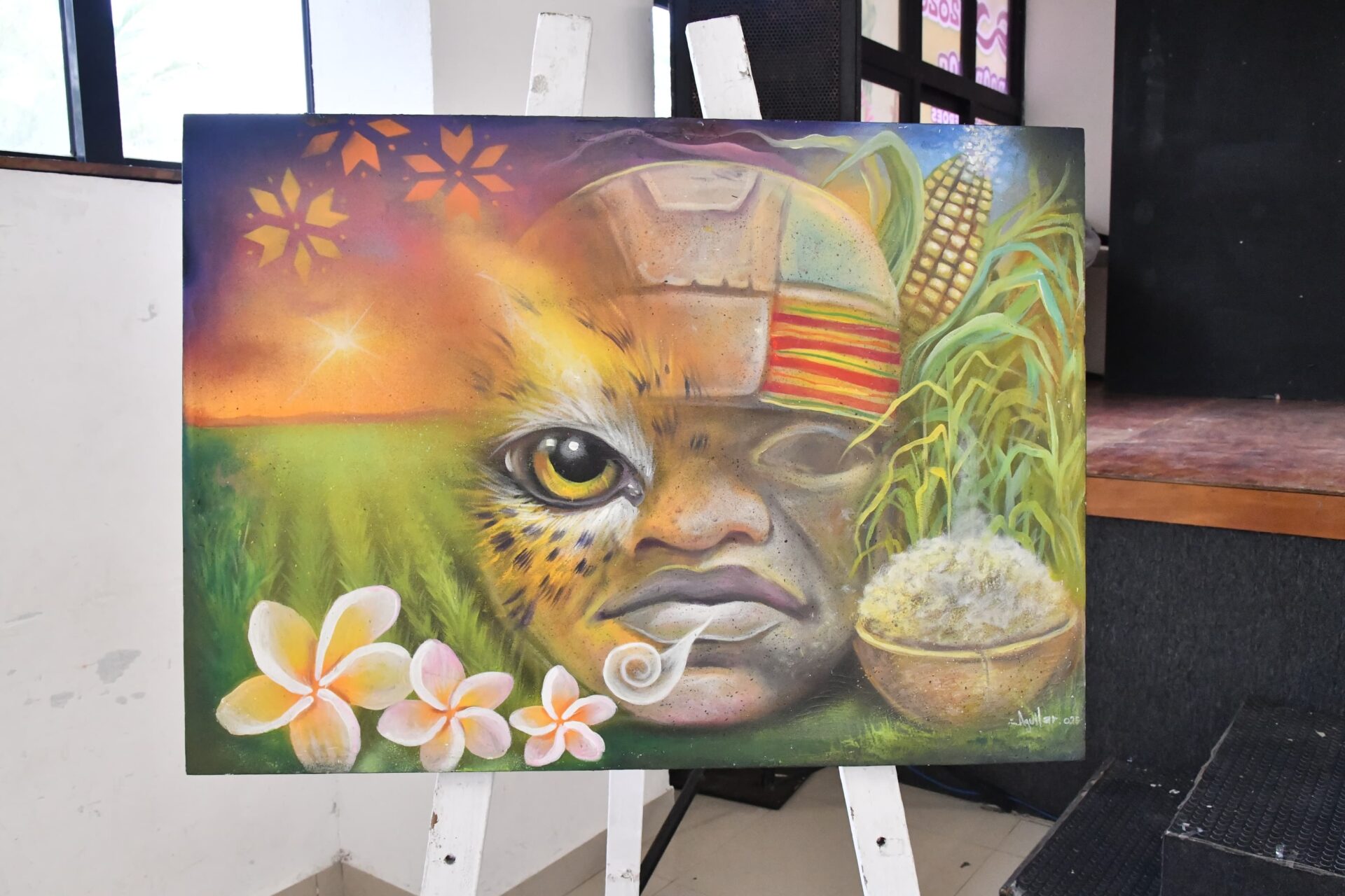 Mural colectivo del Festival del Mar destaca talento local en Coatzacoalcos