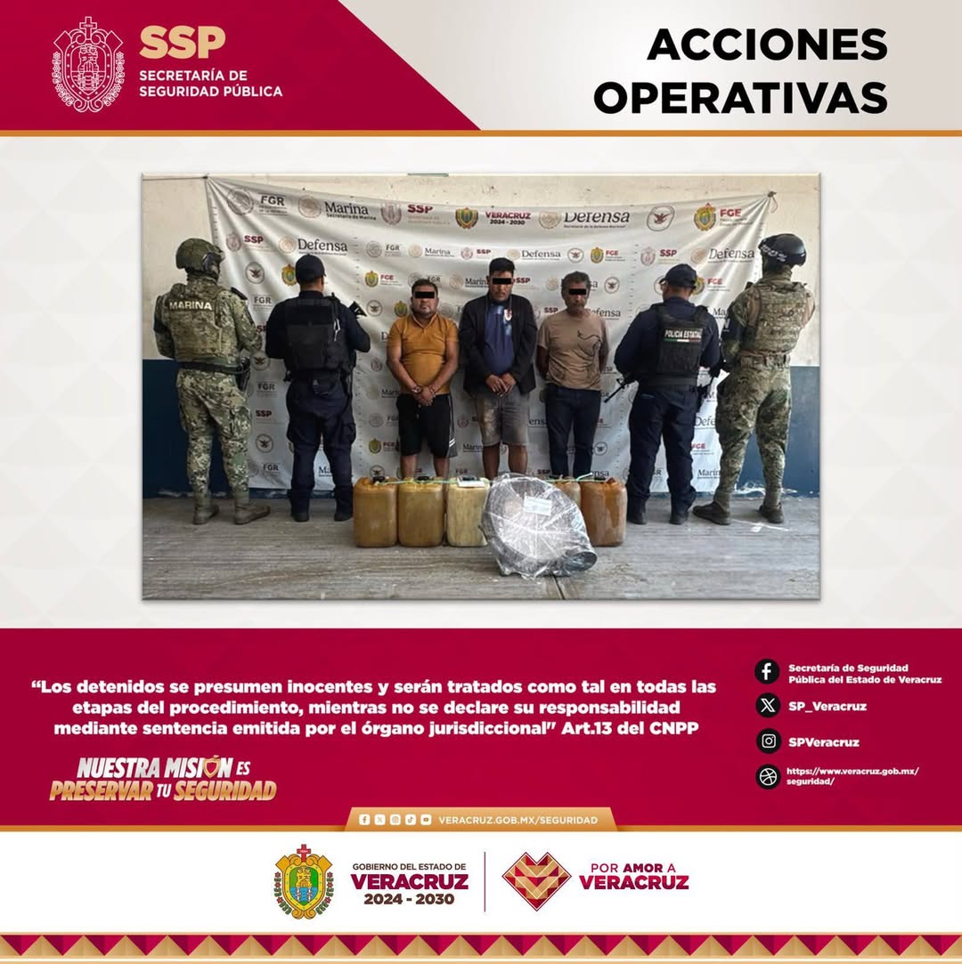Detenidos por hidrocarburo en Carrillo Puerto