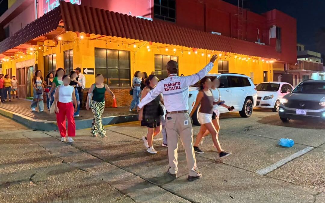 Dispositivo de seguridad vial para el Festival del Mar 2026 en Coatzacoalcos