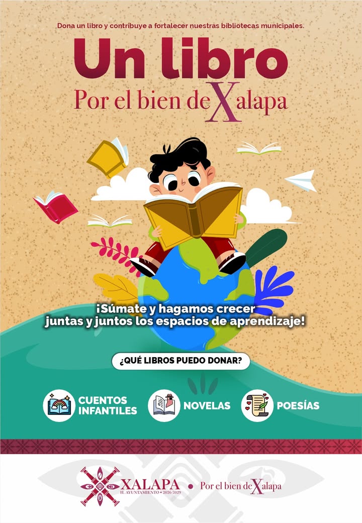 donacion-de-libros-en-xalapa Campaña de donación de libros del Ayuntamiento de Xalapa