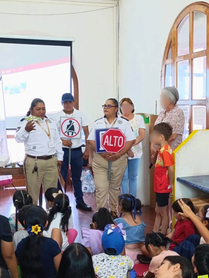 educacion-vial-infantil-acayucan Plática de educación vial infantil en la Biblioteca Pública Municipal Rubén B. Domínguez de Acayucan