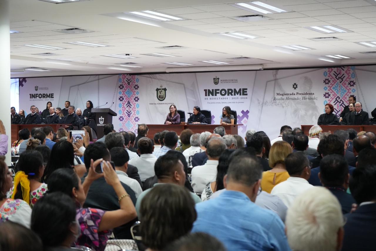 Tribunal Superior de Justicia de Veracruz presenta su Primer Informe 2025-2026