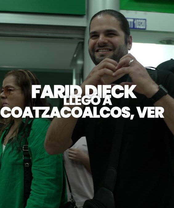 Farid Dieck llega a Coatzacoalcos para conferencia del Festival del Mar